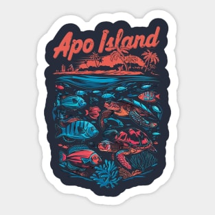 APO ISLAND Sticker